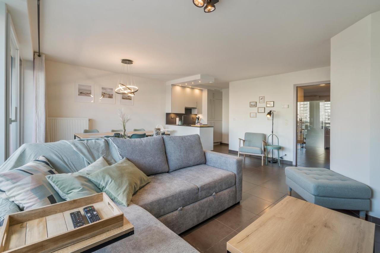 Modern App 6P Met Topligging - Aan Strand & Haven Blankenberge Eksteriør billede
