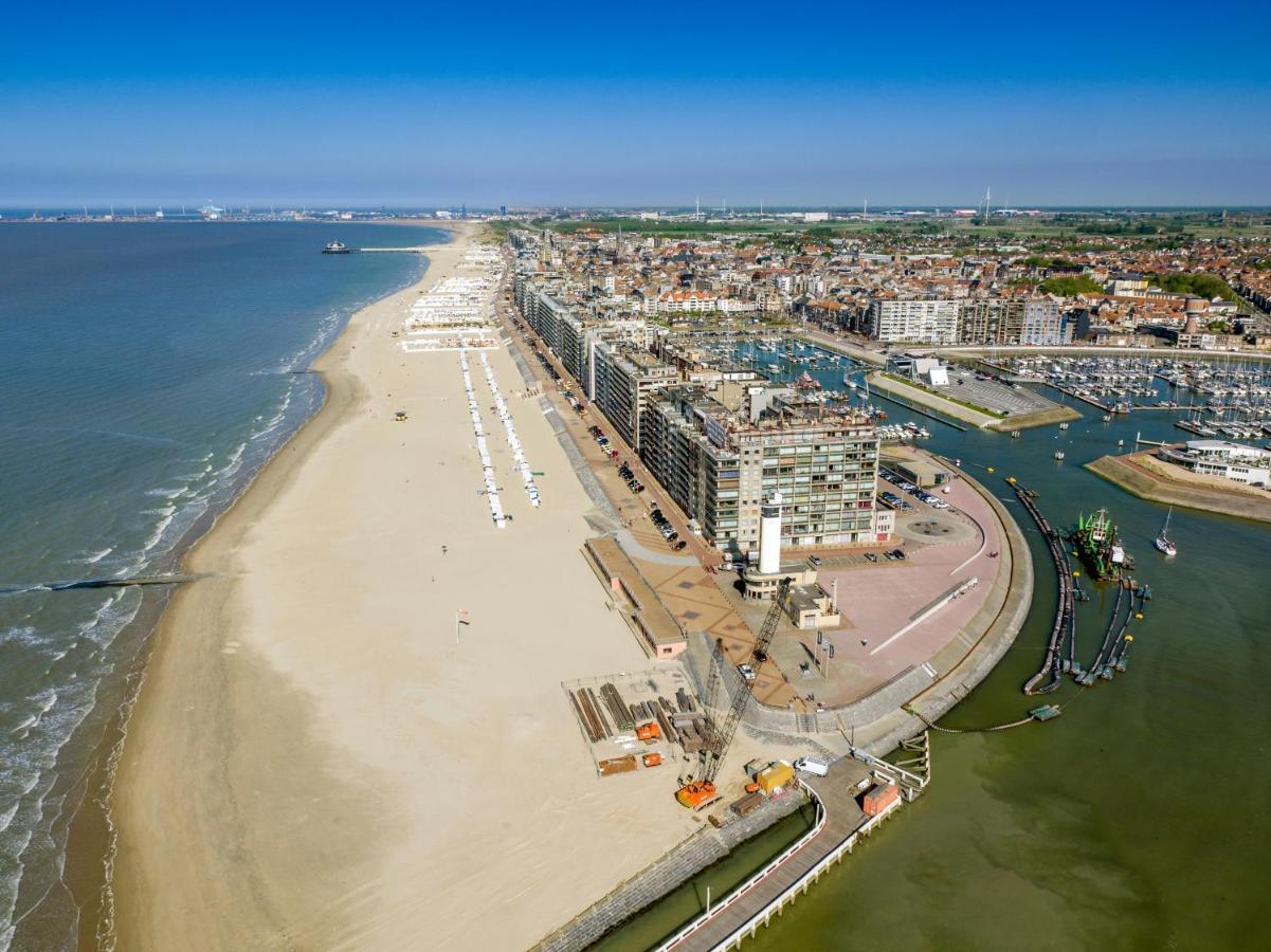 Modern App 6P Met Topligging - Aan Strand & Haven Blankenberge Eksteriør billede